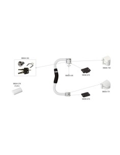 KIT COPERTURA SUPERIORE PER SERRATURA FIAMMA SECURITY