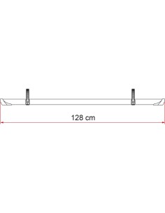 CANALINA PORTABICI RAIL QUICK PRO 128 BLACK FIAMMA 2