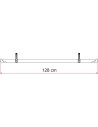 CANALINA PORTABICI RAIL QUICK PRO 128 BLACK FIAMMA