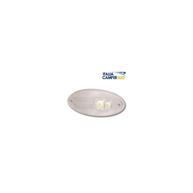 LUCE INGOMBRO OVALE ANTERIORE, BIANCA A LED