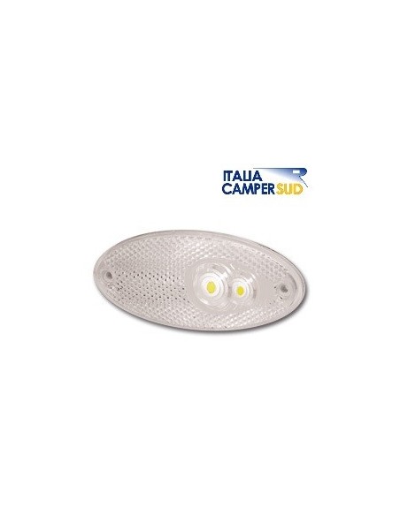LUCE INGOMBRO OVALE ANTERIORE, BIANCA A LED