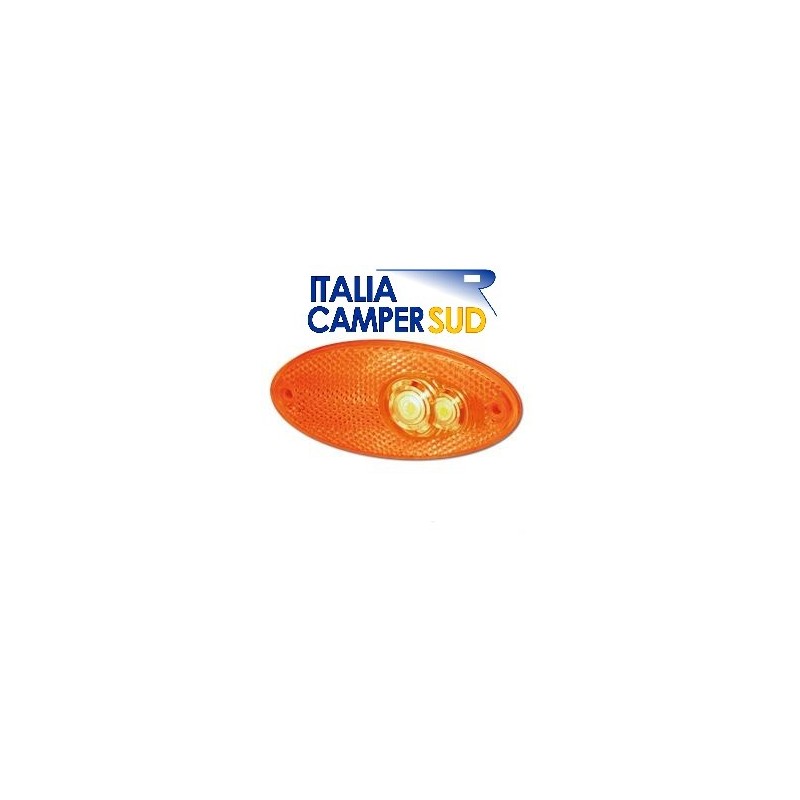 LUCE D INGOMBRO OVALE ARANCIO A LED CON CAVO