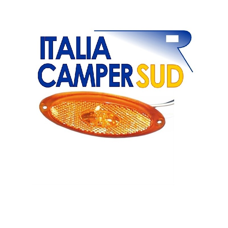 LUCE D INGOMBRO LATERALE A LED CON BASE ARANCIO...