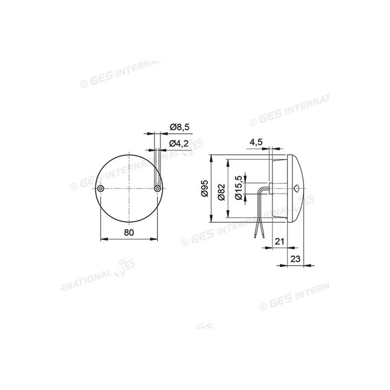 FANALE RETRONEBBIA  A LED