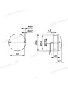 FANALE RETRONEBBIA A LED