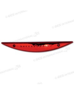 TERZO STOP A 12 LED A MEZZALUNA ROSSO 12 V