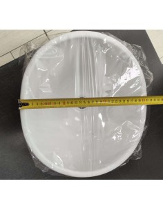 LAVELLO BAGNO  COLORE BIANCO TONDO PER CAMPER TRIGANO