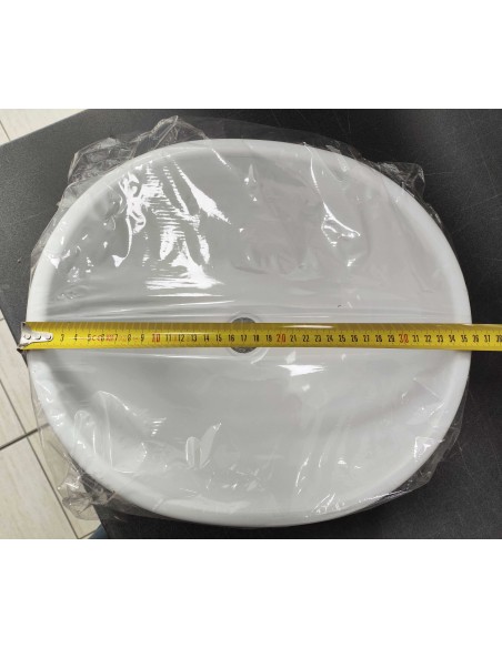 LAVELLO BAGNO  COLORE BIANCO TONDO PER CAMPER TRIGANO