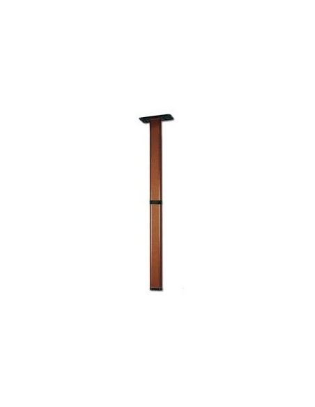 GAMBA TAVOLO PIEGHEVOLE IN ALLUMINIO MARRONE 72 CM
