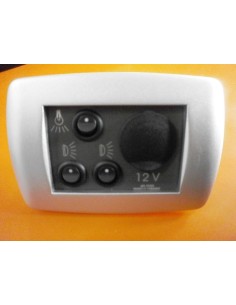 PANNELLO COMANDO LUCI E PRESA 12V MANSARDA DX MODELLO ARCA