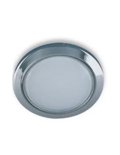 PLAFONIERA CIRCOLARE NEON COLORE  ARGENTO DA INCASSO OFO...