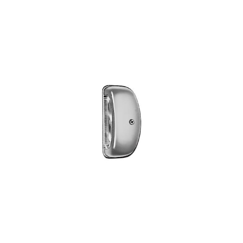 LUCE TARGA CROMATA PER ARCA HELLA MISURA CM 11X6