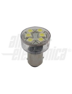 LAMPADINA A 6 LED,1,5 WATT ATTACCO A BAIONETTA