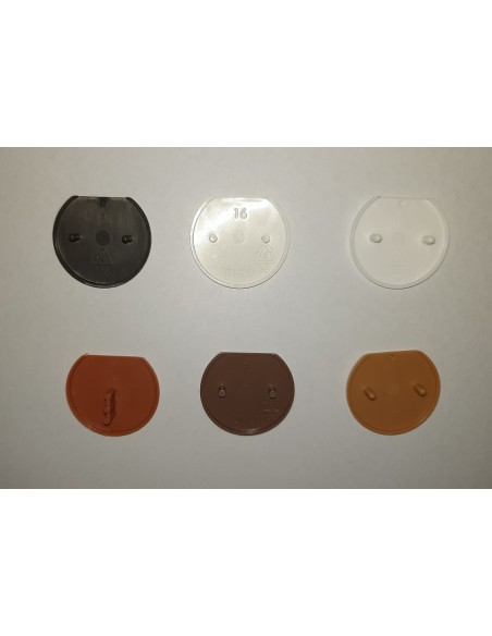 TAPPINO PER FISSAMOBILI VARI COLORI, DIAMETRO 33MM