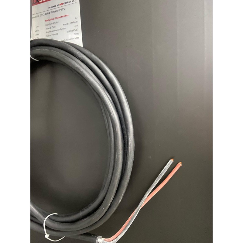 KIT PANNELLO SOLARE DA 185 WATT NDS BLACK SOLAR