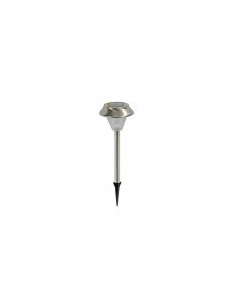 LUCE CON PICCHETTO A LED CON PANNELLINO SOLARE H35 CM