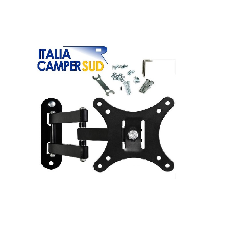 BRACCIO PORTA TV DA 10 A 32 CON DOPPIO SNODO