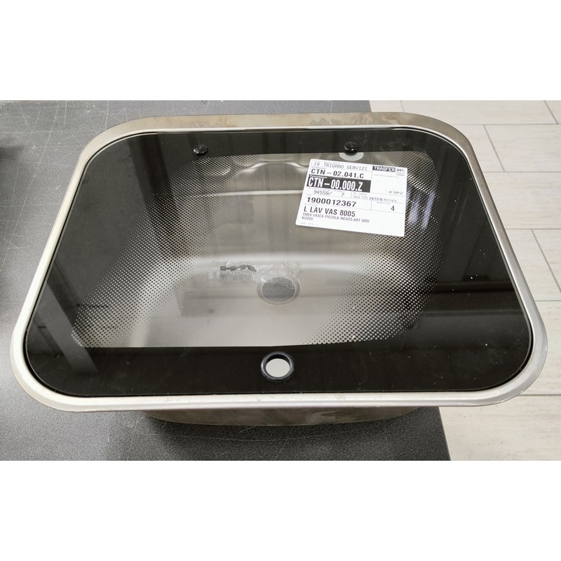 LAVELLO CON COPERCHIO IN VETRO CRAMER