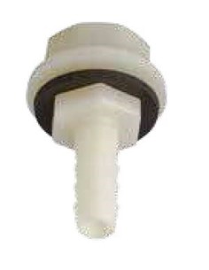 PORTAGOMMA DRITTO 12 MM 1/2'' BIANCO