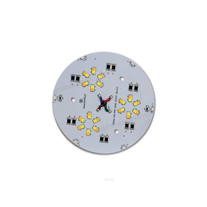 MODULO PER PLAFONIERA 18 LED DOPPIA TONALITA...
