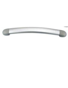 MANIGLIONE D INGRESSO 40 CM TUBOLARE OVALE SATINATO CON...