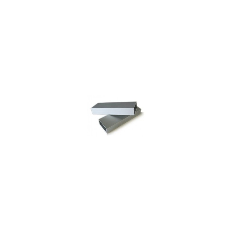 BARRA RETTANGOLARE ANODIZZATA DA 3 METRI.MM-3,5X20