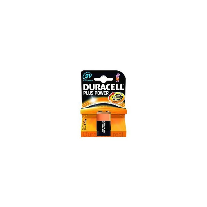 PILA  QUADRATA DURACELL 9V