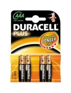 PILE MINI STILO AAA CONFEZIONE DA 4 DURACELL