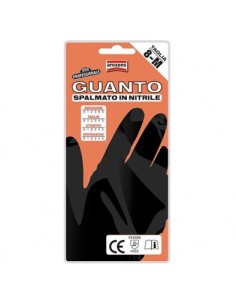 COPPIA GUANTI SPALMATO IN NITRILE TAGLIA 9 -L