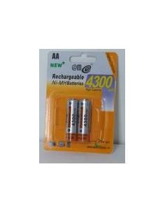 BATTERIE RICARICABILI 2 PZ 800AH