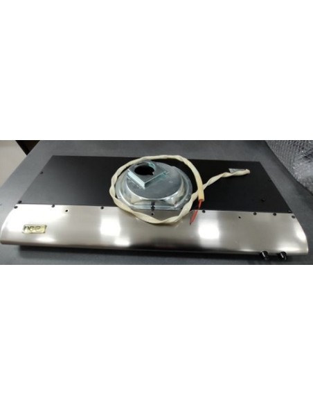 CAPPA ASPIRANTE INOX  12 VOLTS CON 2 FARETTI ALOGENI INTEGRATI