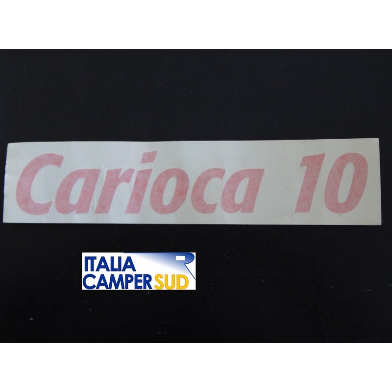 ADESIVO PER CAMPER CI CARIOCA 10 ORIGINALE TRIGANO