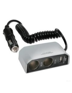 PROLUNGA DOPPIA ACCENDISIGARI CON USB