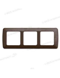 CORNICE TRIPLA MARRONE