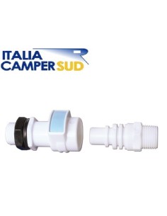 ATTACCO INNESTO RAPIDO COMPLETO PER PRESA ESTERNA ACQUA
