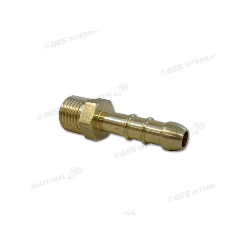 RACCORDO GAS MASCHIO 1/4   PORTAGOMMA