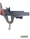 RACCORDO GAS MASCHIO 1/4 PORTAGOMMA