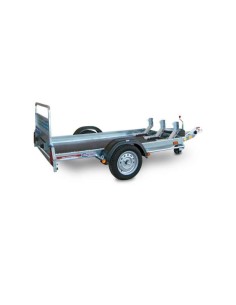 CARRELLO APPENDICE TRASPORTO COSE A PIANALE CON RAMPE DI...