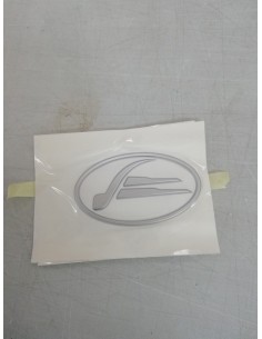 LOGO ARCA CROMATO A RILIEVO