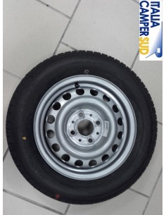 RUOTA PER CARRELLO MISURA 155/70R-13 COMPLETA DI CERCHIO.