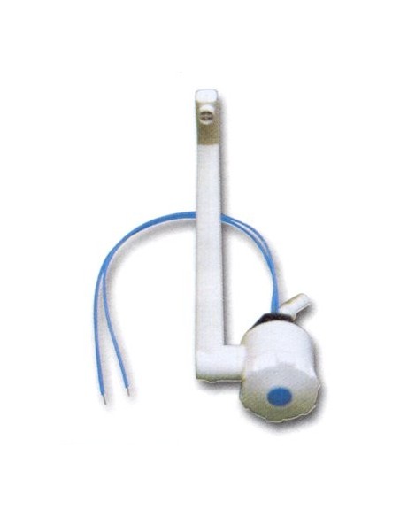 RUBINETTO SEMPLICE  CON MICROINTERRUTTORE  COLORE BIANCO CANNA CM 17