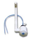 RUBINETTO SEMPLICE CON MICROINTERRUTTORE COLORE BIANCO CANNA CM 17