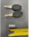 KIT 1 CILINDRO CON COPPIA CHIAVI HSC PER SERRATURE NUOVO MODELLO