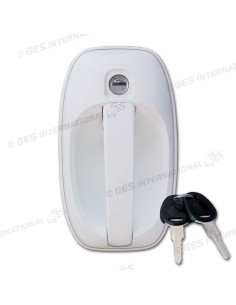 PARTE ESTERNA SERRATURA SMART M1 COLORE BIANCO CON CHIAVE