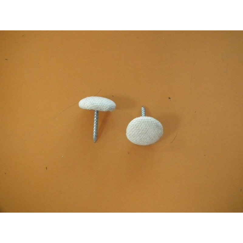 BOTTONI DA TAPPEZZERIA CON CHIODO BEIGE PER...