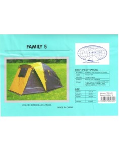 TENDA DA CAMPEGGIO MODELLO FAMILY 5 BERTONI