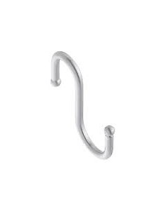 SET GANCI A S METALLICI CONFEZIONE 3 PEZZI
