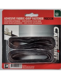 VELCRO AUTOADESIVO NERO CARPOINT 90X2 CM