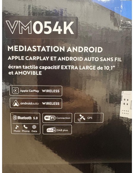 AUTORADIO PHONOCAR VM054 TOUCH 10, 1 DIN"