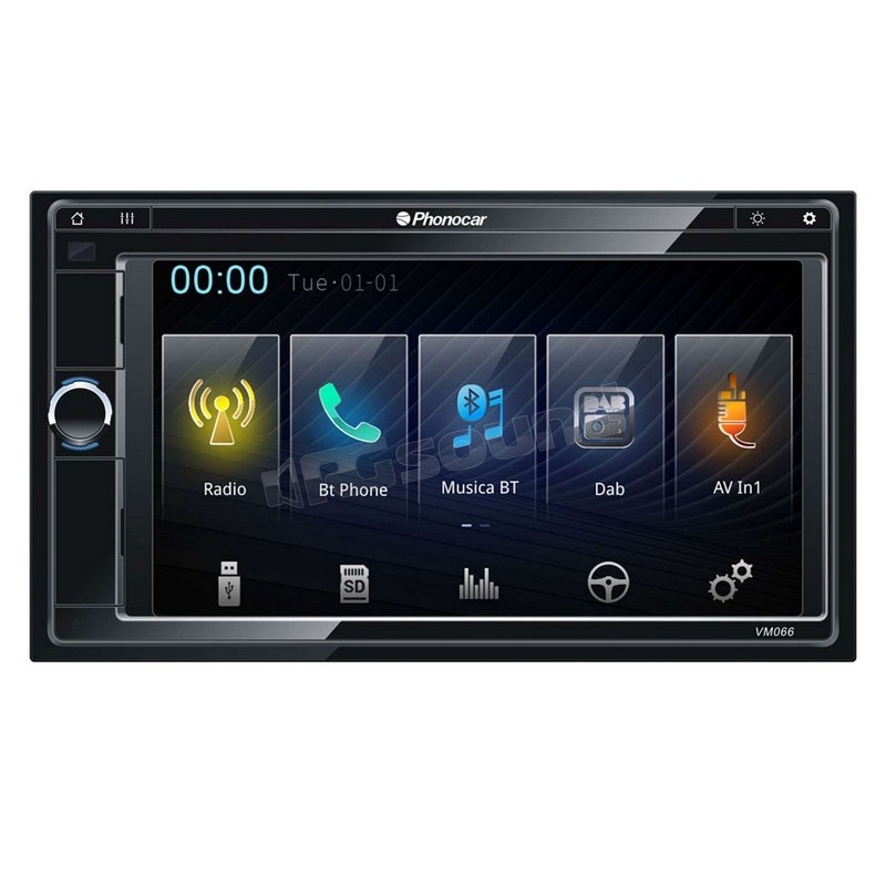 AUTORADIO PHONOCAR VM066 TOUCH 6,2   CON RADIO...